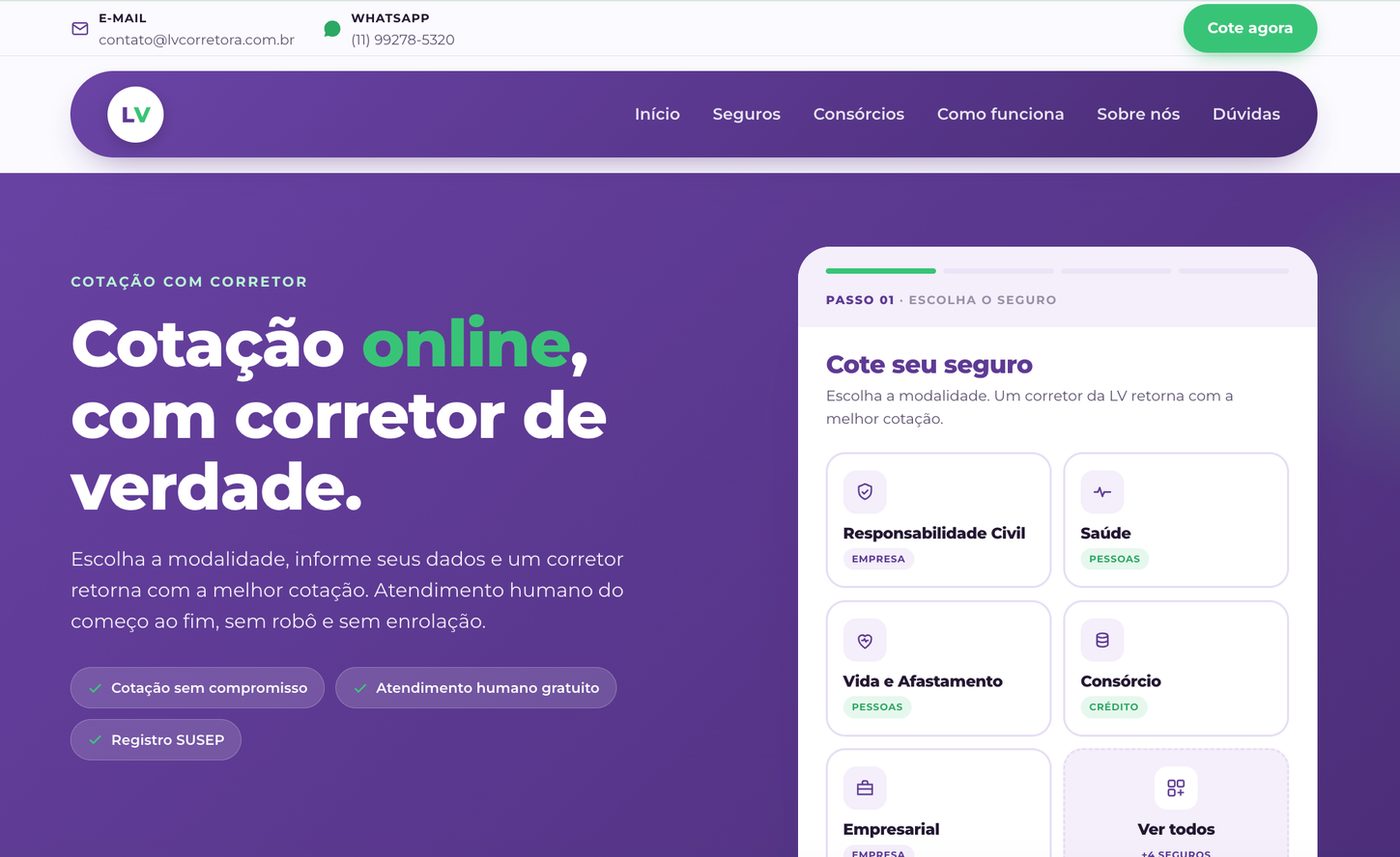 Site de cotation du courtier d'assurance